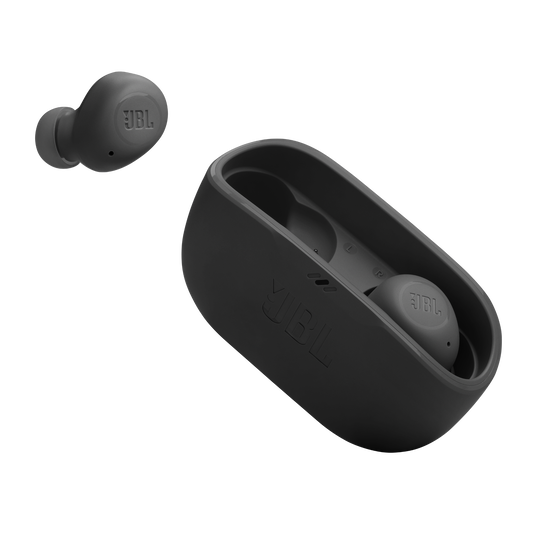 JBL Wave Vibe Buds Product Image Hero 2 Black