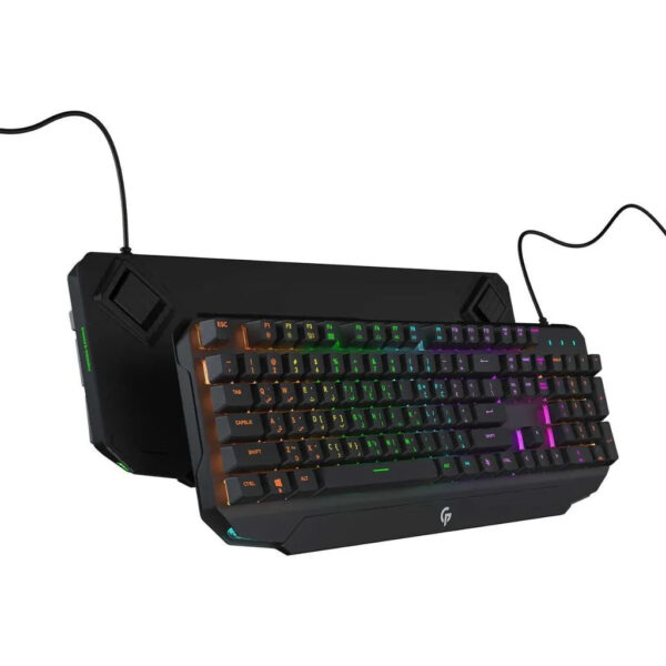 Porodo Gaming Mechanical Gaming Keyboard Ultra With Rainbow Lighting And Aluminum Panel 1