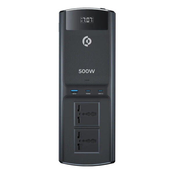 Powerology Power Hub 500W Universal Multi Port Fast Charge Black