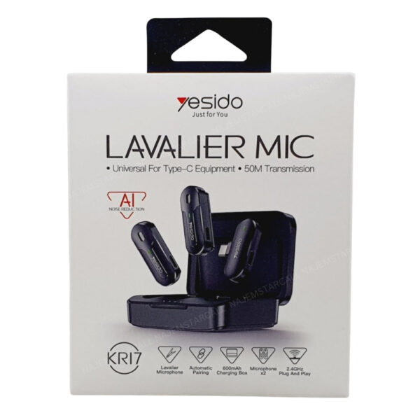 Yesido Lavalier Mic for USB C Devices KR17 2